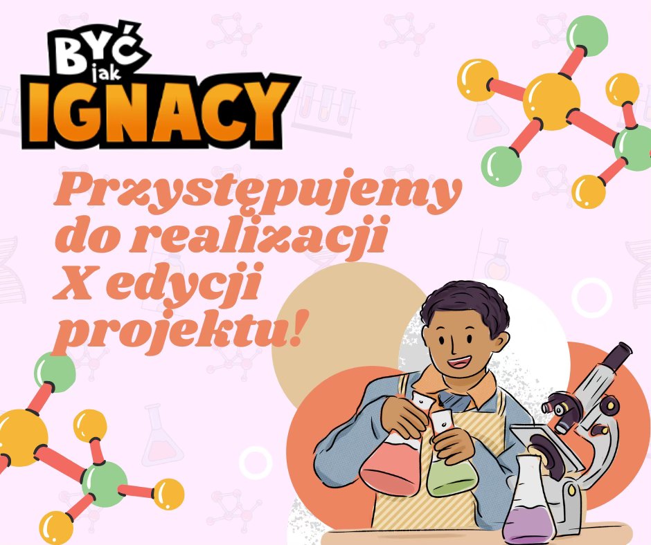 Przystępujemy do X realizacji projektu „Być jak Ignacy”