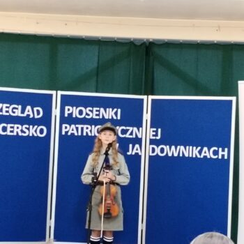 Liliana Zielińska na Przeglądzie Piosenki Harcerskiej i Patriotycznej