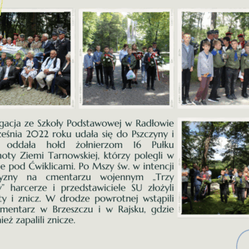 Delegacja Szkoły Podstawowej w Pszczynie