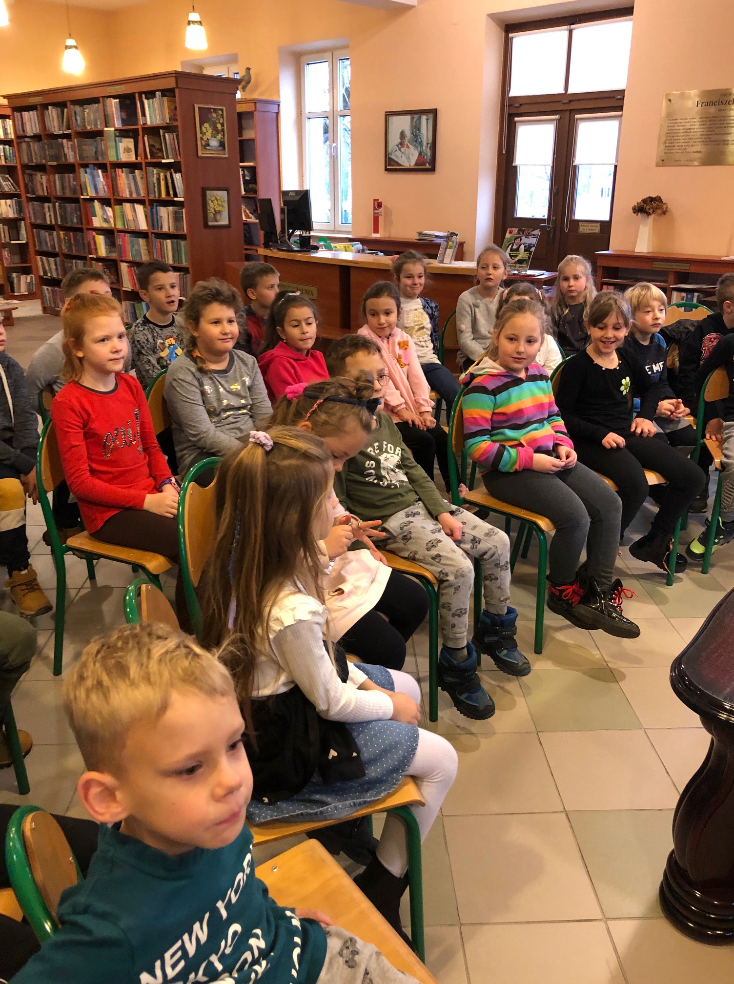 Wizyta w Gminnej Bibliotece Publicznej w Radłowie
