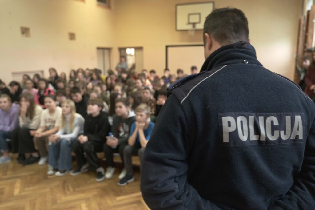 SPOTKANIE Z POLICJANTAMI
