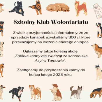 Zbiórka karmy dla zwierząt