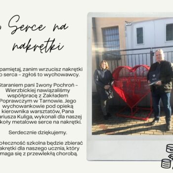 Serce na nakrętki
