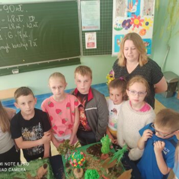 ,,Lasy źródłem zdrowia i kopalnią zdrowej żywności”- działania twórcze w ramach projektu .