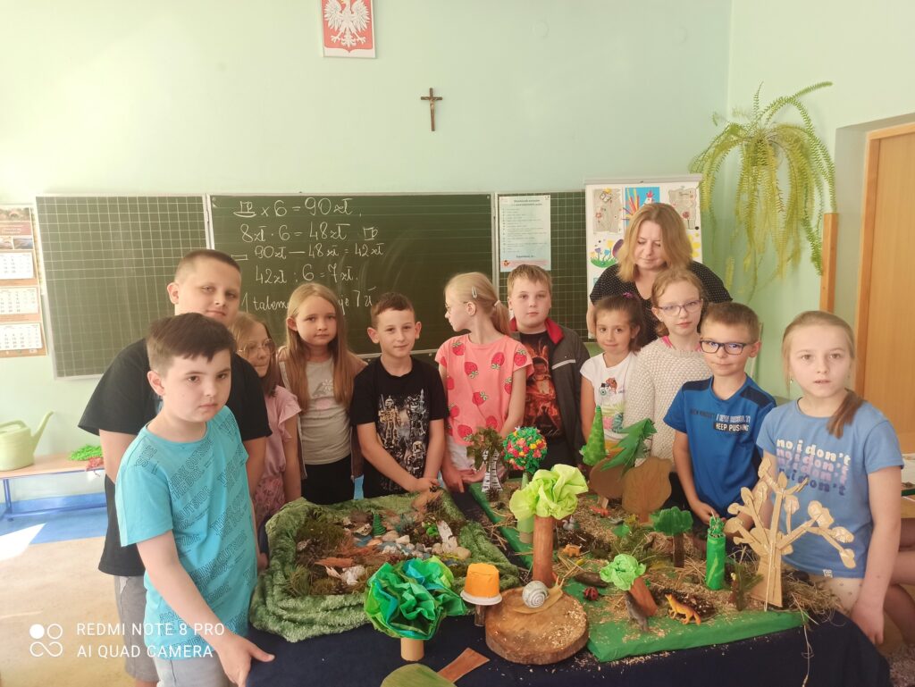,,Lasy źródłem zdrowia i kopalnią zdrowej żywności”- działania twórcze w ramach projektu .