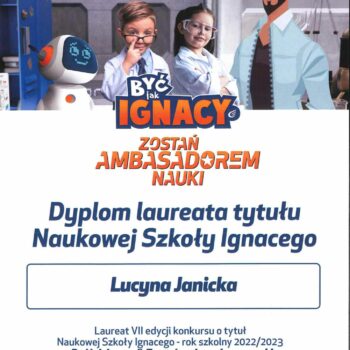 „BYĆ JAK IGNACY”