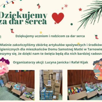 Zbiórka dla mieszkańców Domu Samotnej Matki.