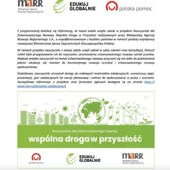Wspólna droga w przyszłość