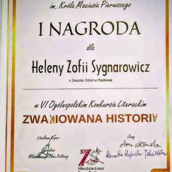 Sukces Heleny Sygnarowicz