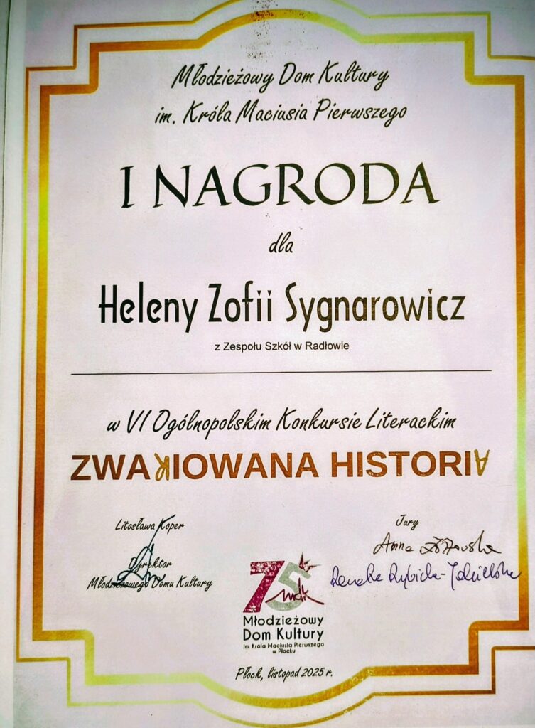 Sukces Heleny Sygnarowicz