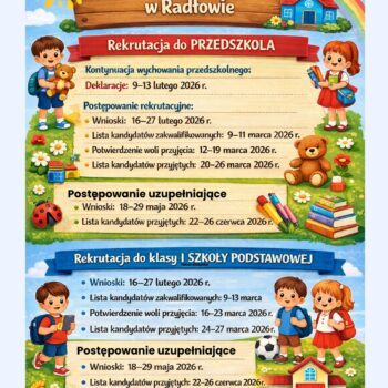 Rekrutacja do przedszkola i szkoły podstawowej