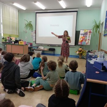 Spotkanie klas trzecich z Panią Martą Kaczówką